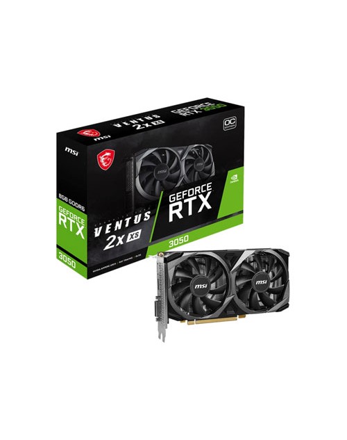 MSI GeForce RTX 3050 VENTUS 2X XS 8GB GDDR6X OC Graphics Card